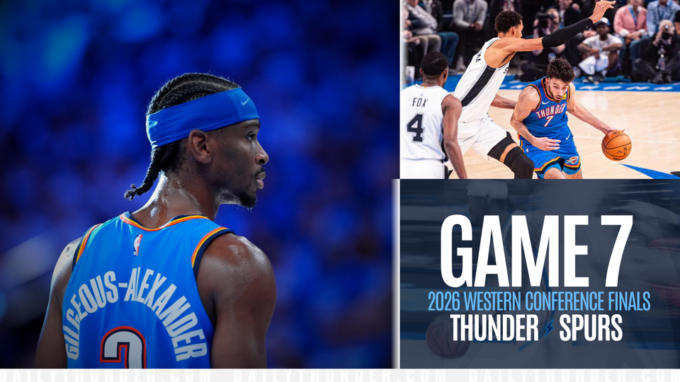 2 Huge Things: Thunder vs. Spurs, Game 7 Pregame Primer