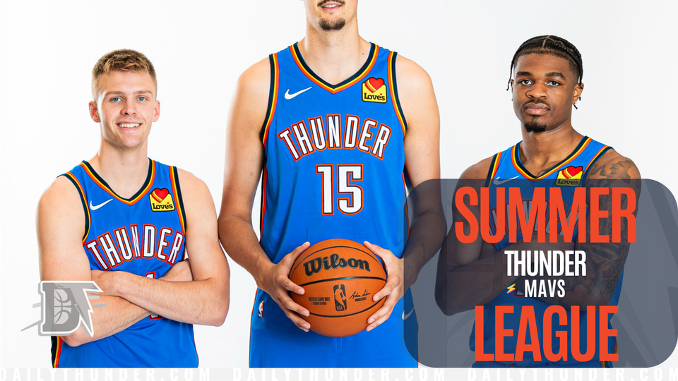 Daily Thunder Summer League primer image for Thunder vs. Mavericks