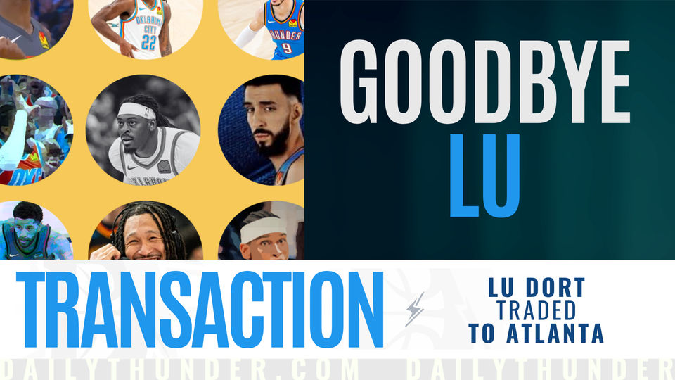 Thunder trade Lu Dort to the Hawks