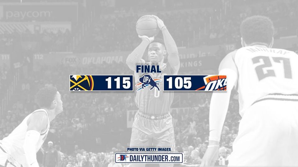 Nuggets Complete Season Sweep, Top Thunder 115-105