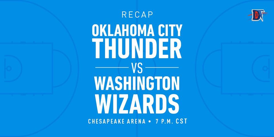 Game 2 Recap: Wizards (1-1) def. Thunder (0-2) 97-85