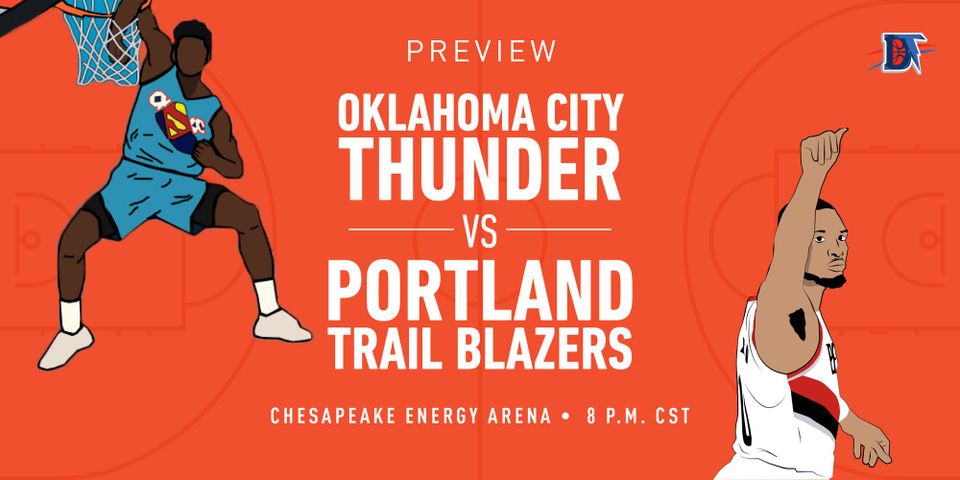 Game 43 Live Thread: Thunder (23-19) vs. Blazers (18-25)