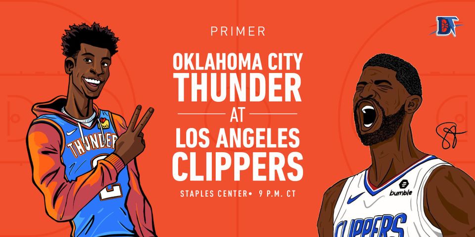 Game 14 Pregame Primer: Thunder (6-7) @ Clippers (11-4)