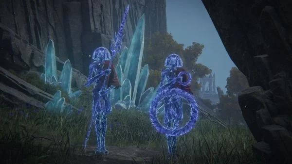 Crystalian sorceries mimic the most powerful glinstone spells
