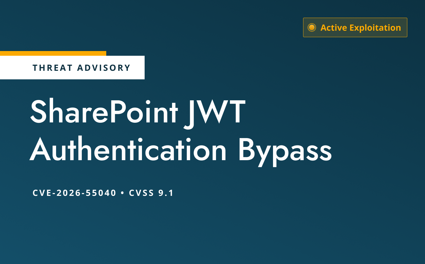 CVE-2026-55040: SharePoint Authentication Bypass Added to CISA KEV After Public Exploit