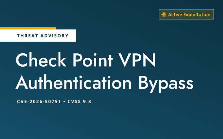 CVE-2026-50751: Critical Check Point VPN Authentication Bypass Under Active Exploitation