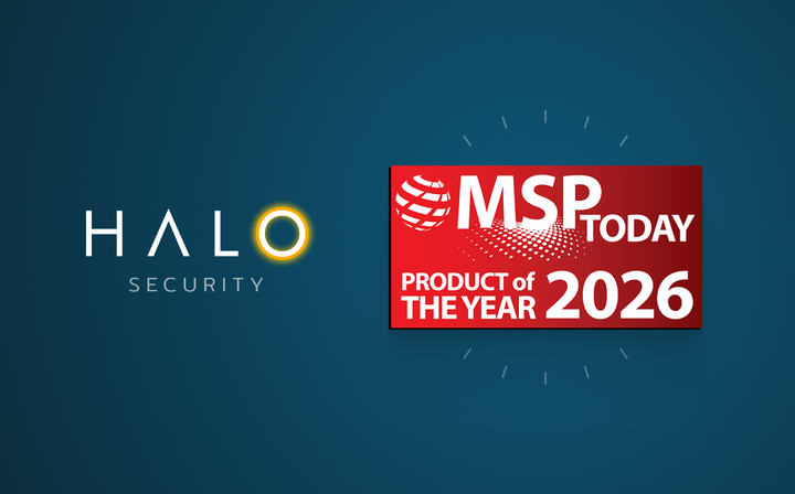Halo Security Wins 2026 MSP Today Product of the Year Award