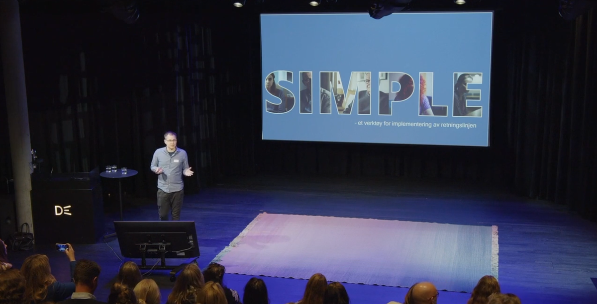 Hvordan kan Simple bidra til implementering av den nasjonale retningslinjen?
