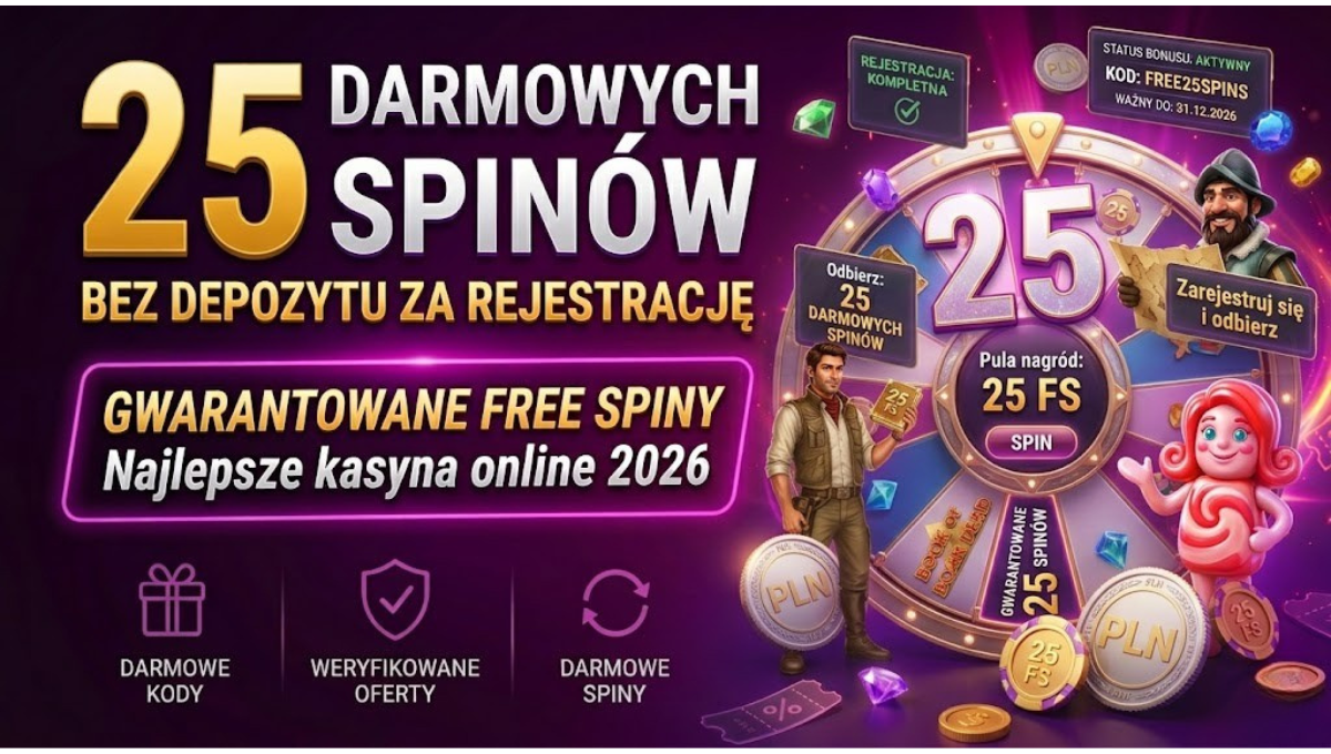 25 Darmowych Spinów bez Depozyt