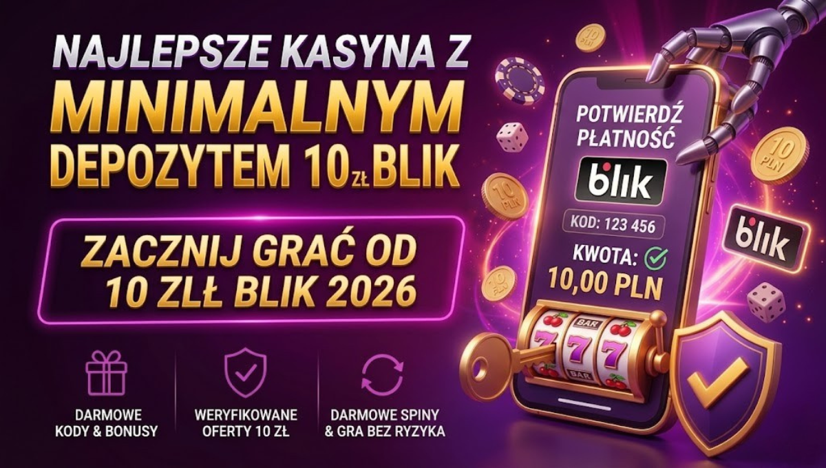Kasyno Minimalny Depozyt 10 Zł Blik: Ranking i Przewodnik 2026