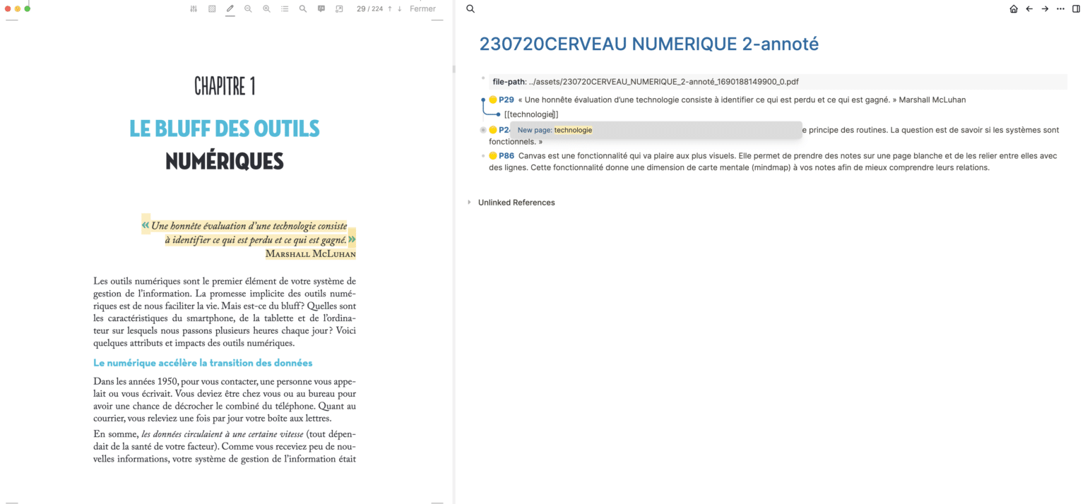 Annotation pdf logseq