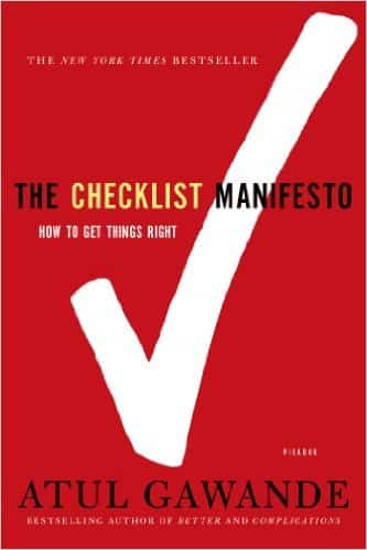 Le livre "The checklist manifesto"