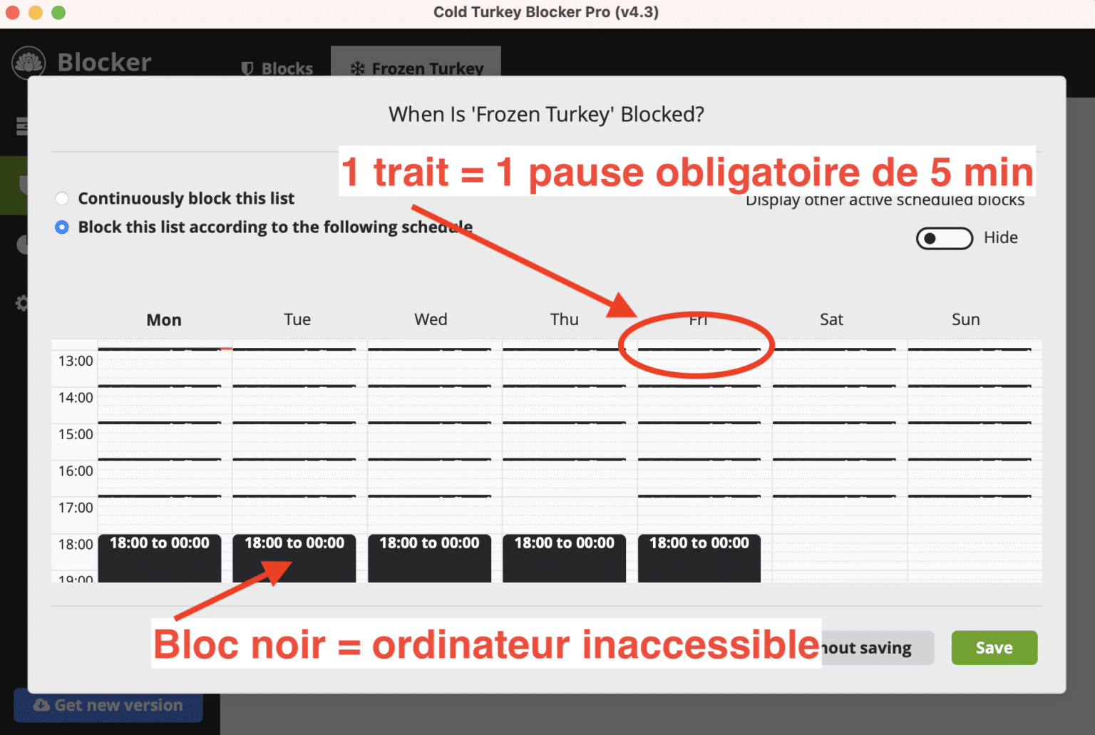 Rendre les pauses pomodoros incontournables