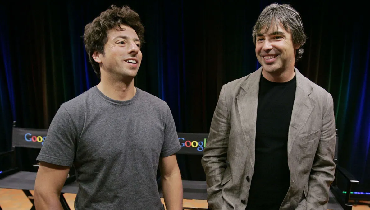 Sergey Brin et Larry Page, en 2008 © Paul Sakuma/AP/SIPA