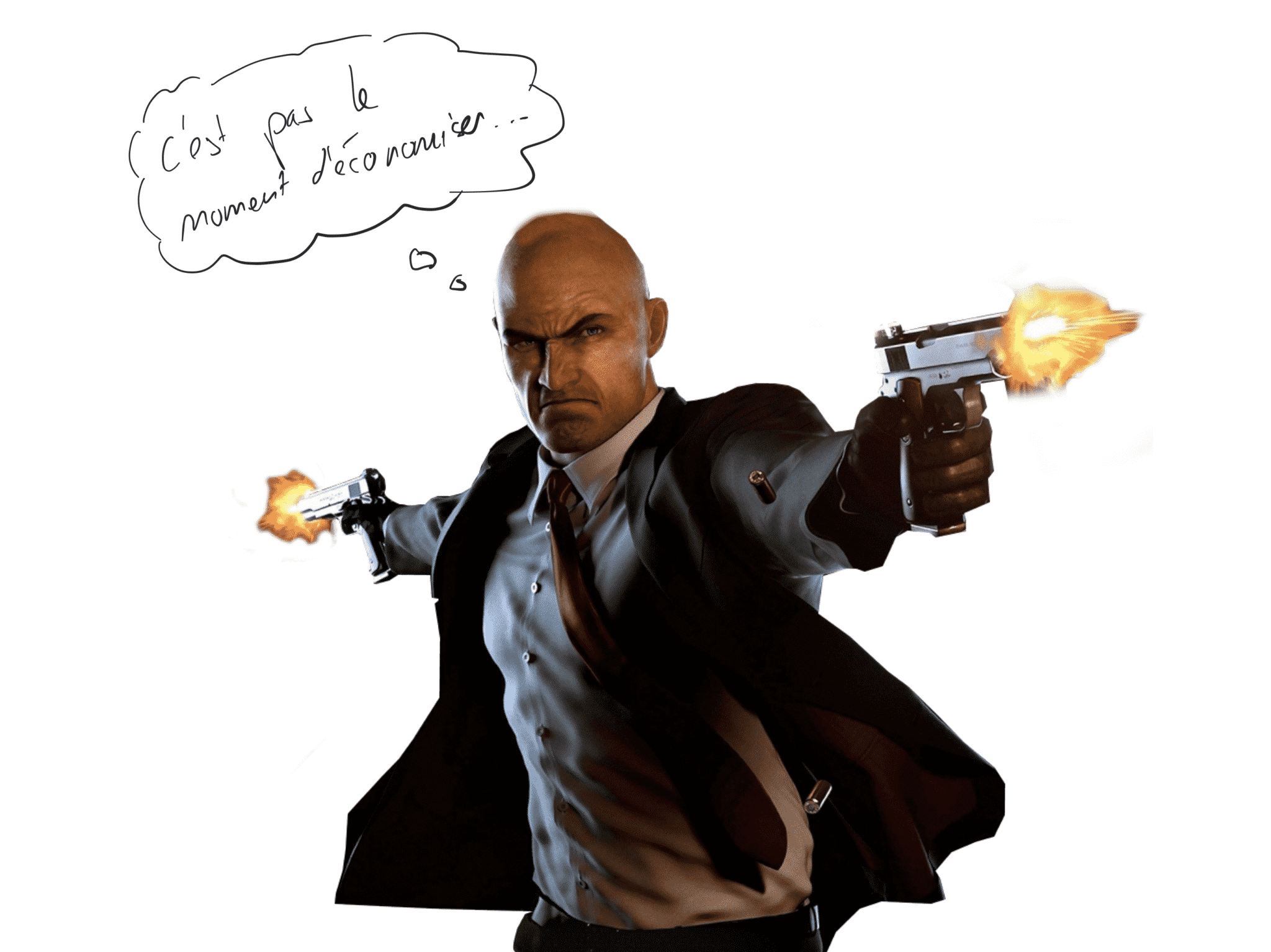 tâche chronophage: faire de petites économies le tueur professionnel n'économise pas ses cartouches