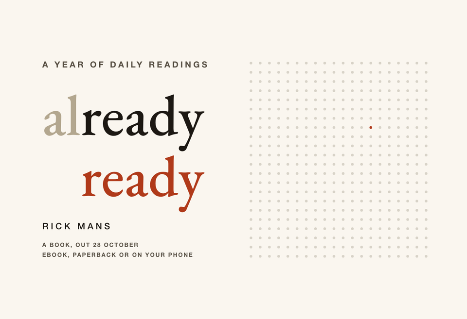 My book 'Already Ready' Is Out, on the 250th Wednesday