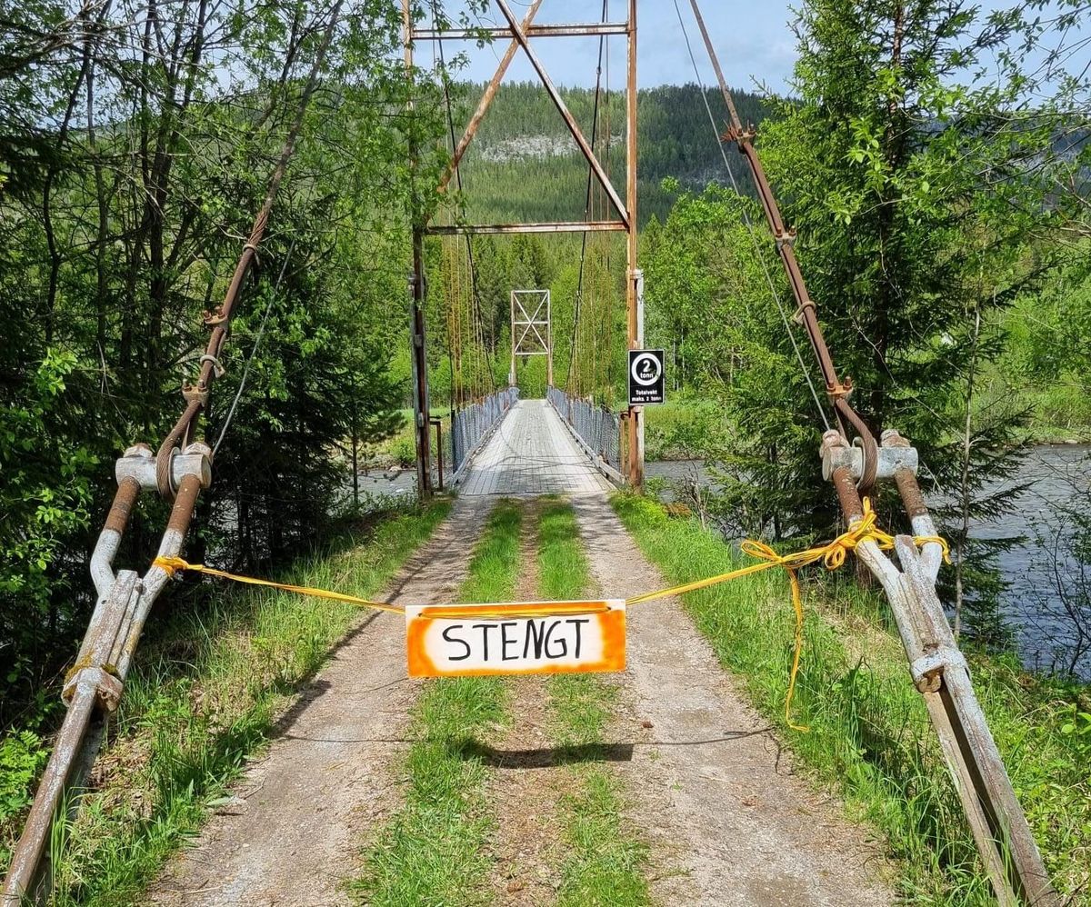 Stengt etter skadeverk