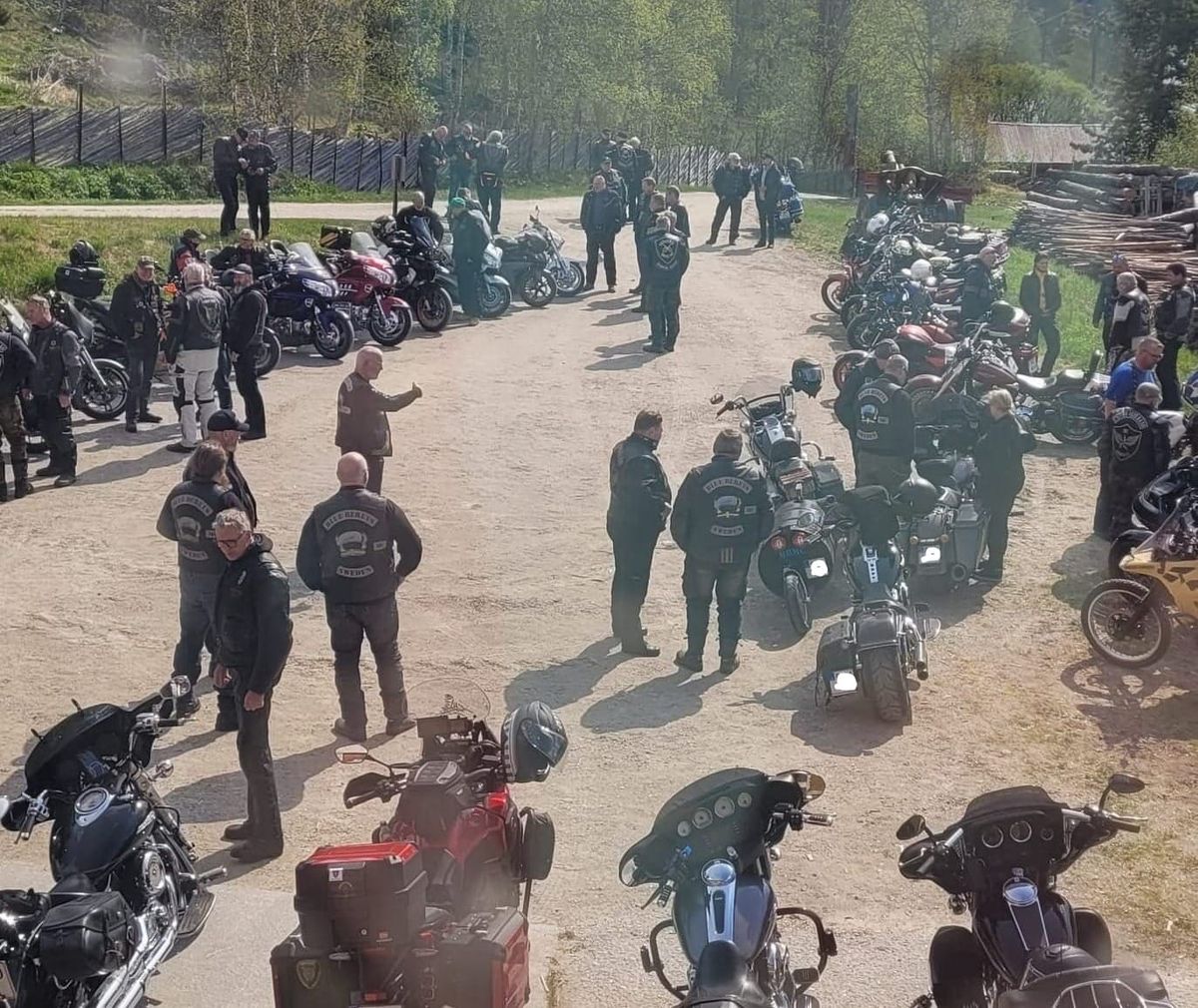 Spektakulært MC-besøk