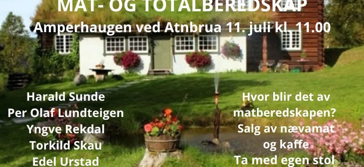 Møte om totalberedskap 11. juli