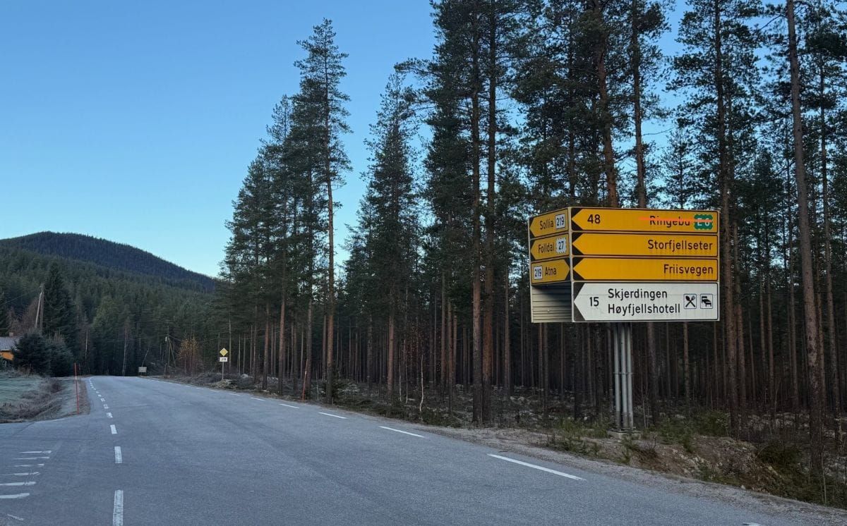 Friisvegen er vinterstengt