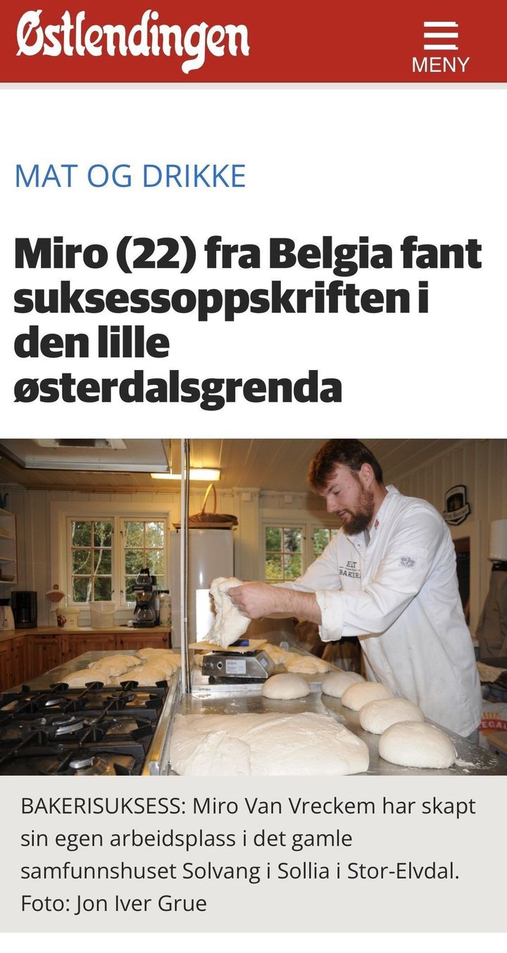 God reklame for Miro og Sollia