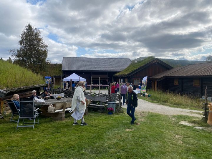 Markedsdag på Amperhaugen med mye besøk