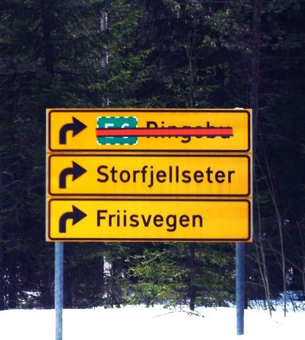 Friisvegen er vinterstengt