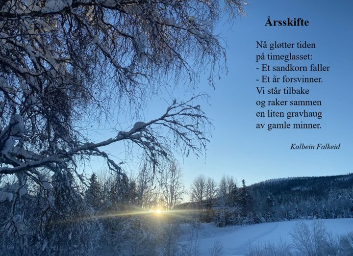 Godt nyttår til alle som leser sollia.net