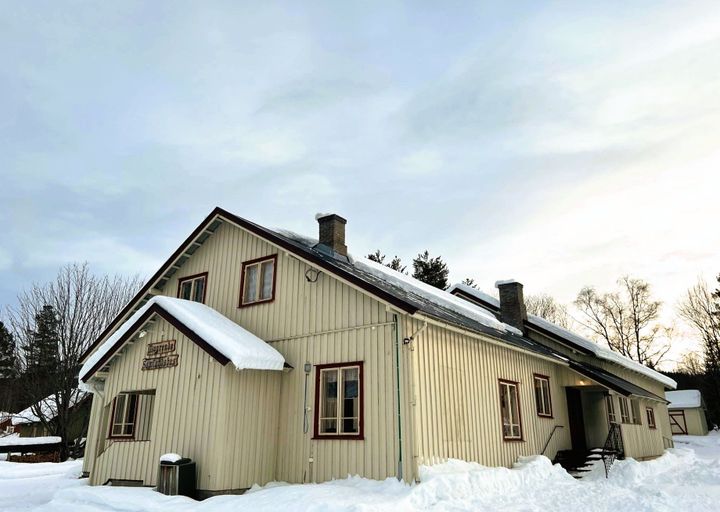 Da samfunnshuset ble bygget