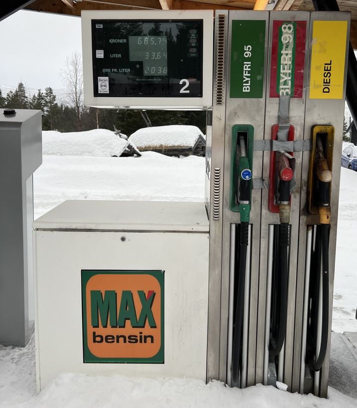 Billig drivstoff på Atnasjø