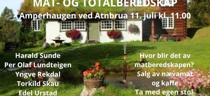 Møte om totalberedskap 11. juli