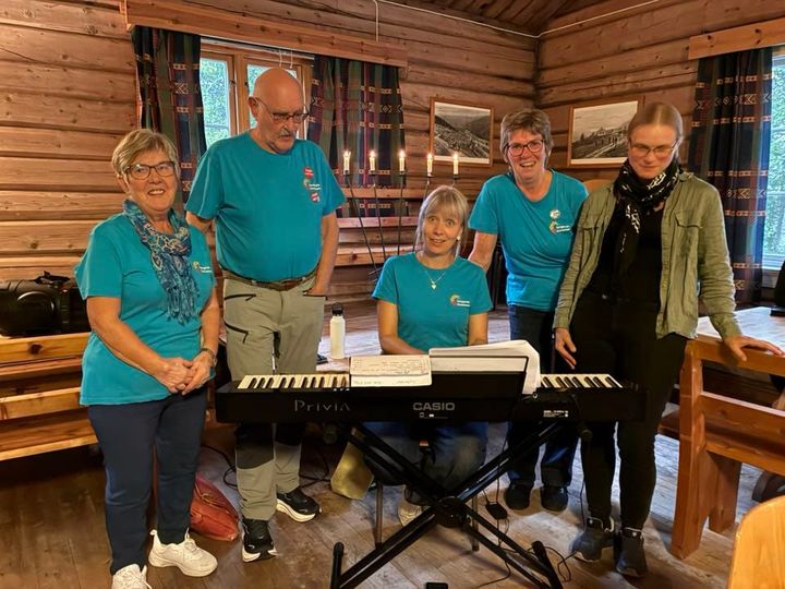 Pizzabuffet med allsang på Solvang