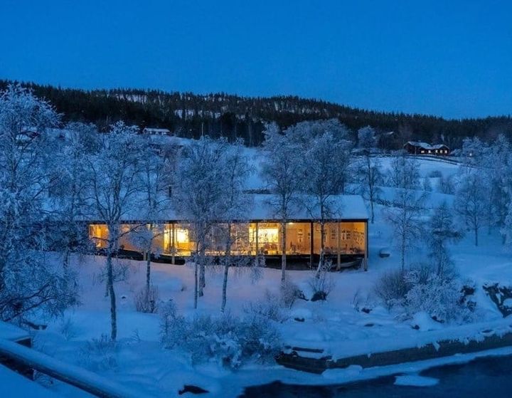 Vinterutstilling i Fossehuset