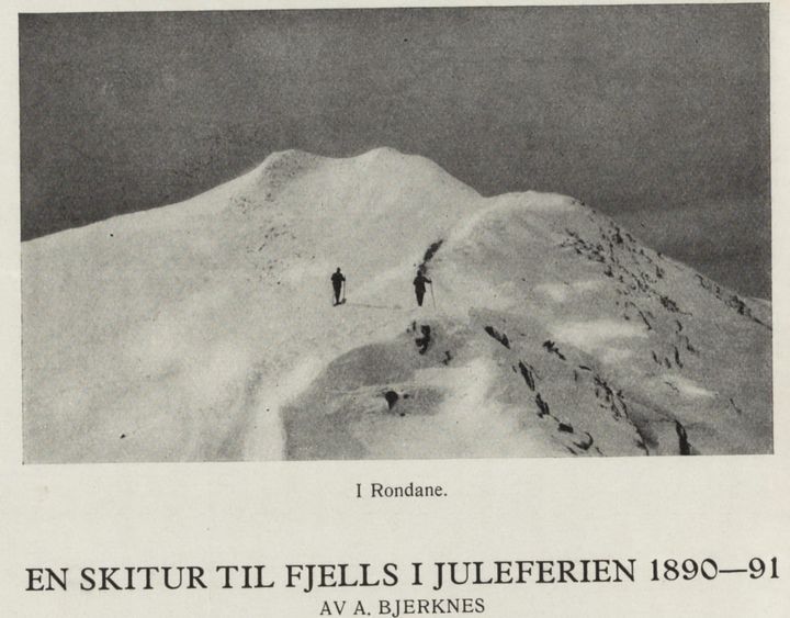 En skitur til fjells i juleferien 1890-91 (Del 2 av 2)