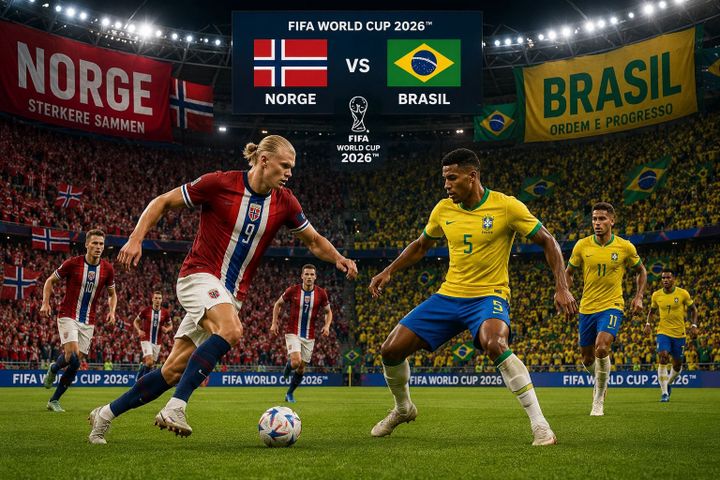 Norge-Brasil på Rondetunet