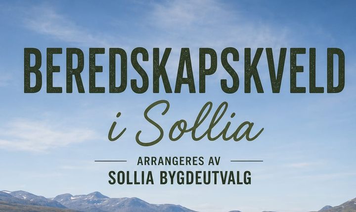 Beredskapsmøte på Solvang 8. september
