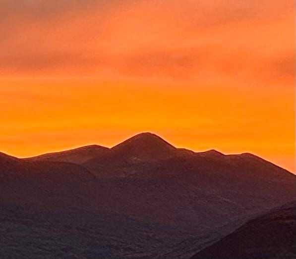 Solnedgang over Rondane