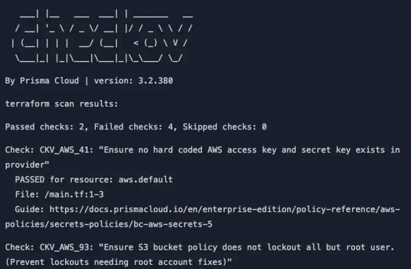 Using Checkov with Terraform - Integrations, Features, Examples
