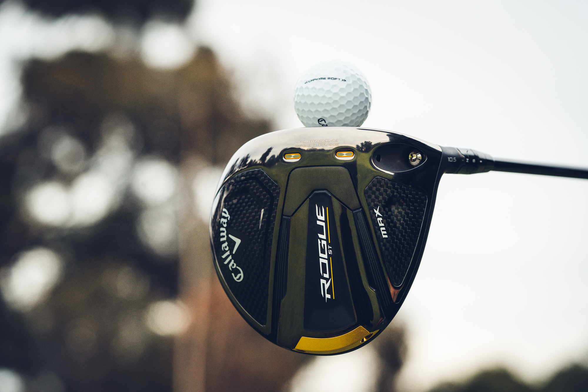 The Callaway Rogue ST Max Driver provides maximum forgiveness and higher launching ball flight.