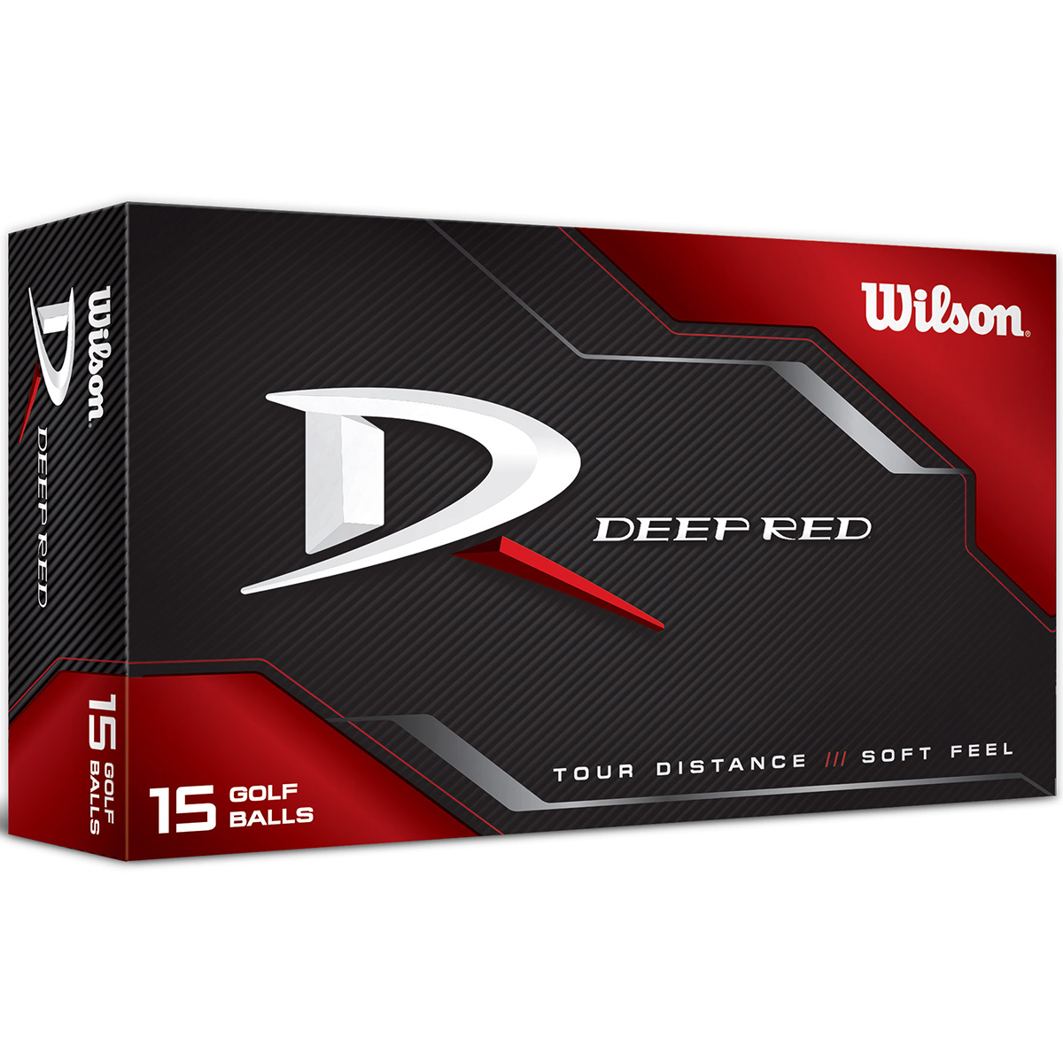 Wilson Deep Red 15 ball pack - White
