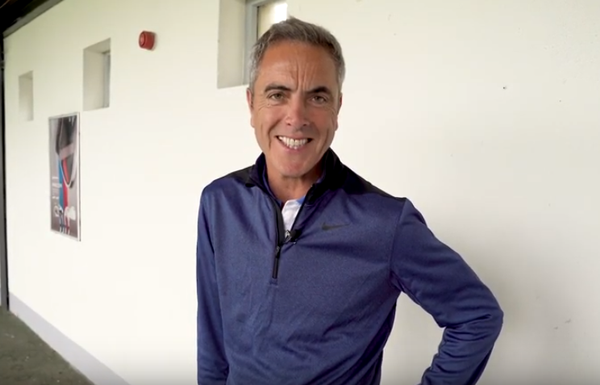 WATCH: James Nesbitt take on the Pressure Putt Challenge!