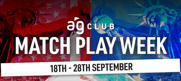 AG Club - Match Play Event 18 – 28 September