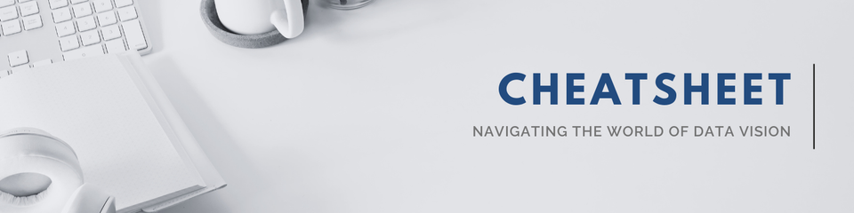 Cheatsheet for Navigating the World of Data Vision