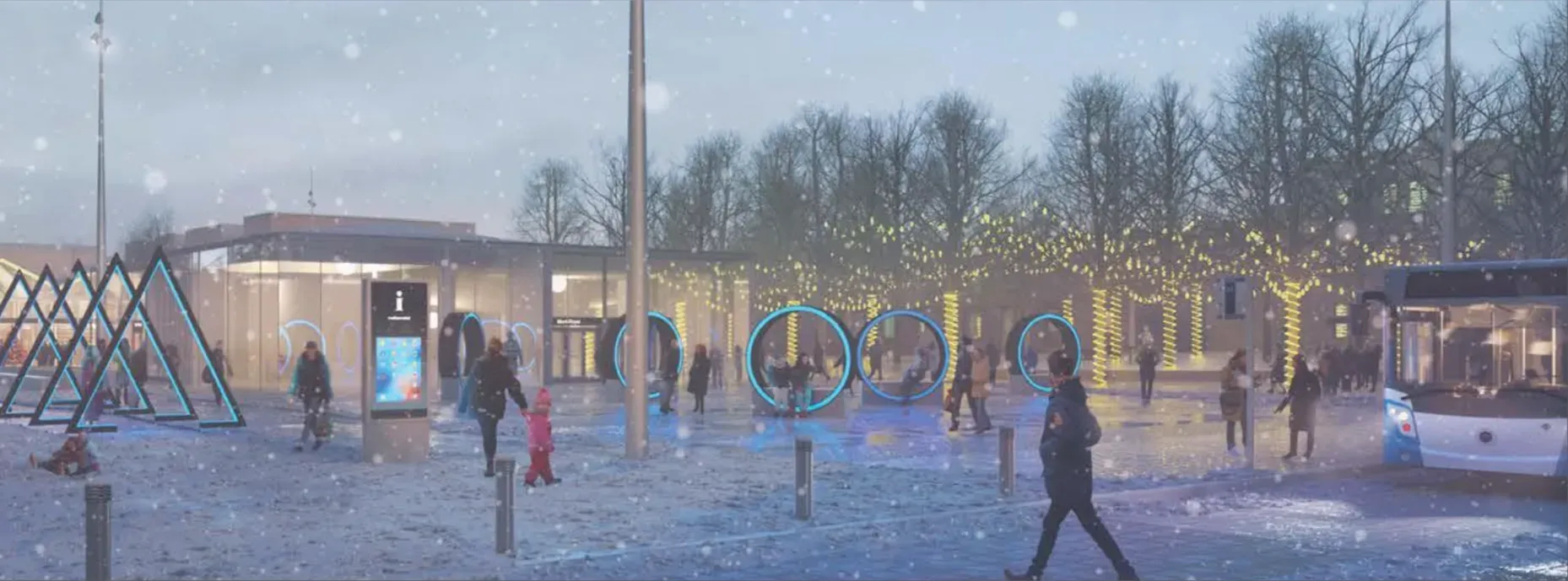 La place Gérald-Godin, telle que proposé. 