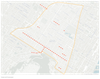Carte de l'arrondissement situant les travaux imposants décrits dans le texte. Les dos d'âne sont exclus.