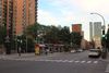 Vue de l'avenue du parc donnant vers le sud, à partir de la rue Prince-Arthur. 