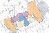 Plan du projet de réhabilitation de l'ancien Institut des Sourdes muettes. On peut lire «logement social» à côté d'un trait pointant l'édifice Saint-Philippe, qui fait face à la rue Berri.