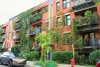 La façade des logements de la coop Marie-Anne donnant sur la rue de Bullion.