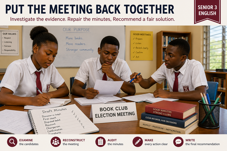 TEACHER GUIDE:Put the Meeting Back Together