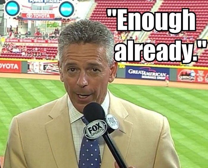 For tHom it really should be 'Enough Already'